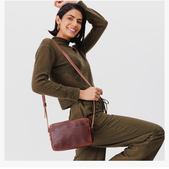 Portland Leather Brown Belt Bag with Adjustable Strap